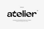 clean modern fonts