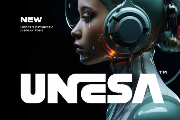 modern futuristic font