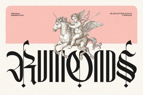 blackletter gothic font