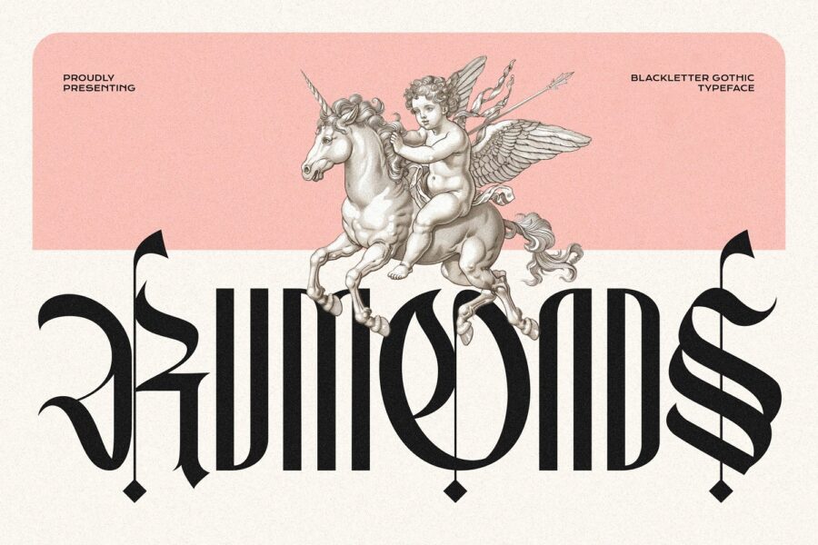 blackletter gothic font