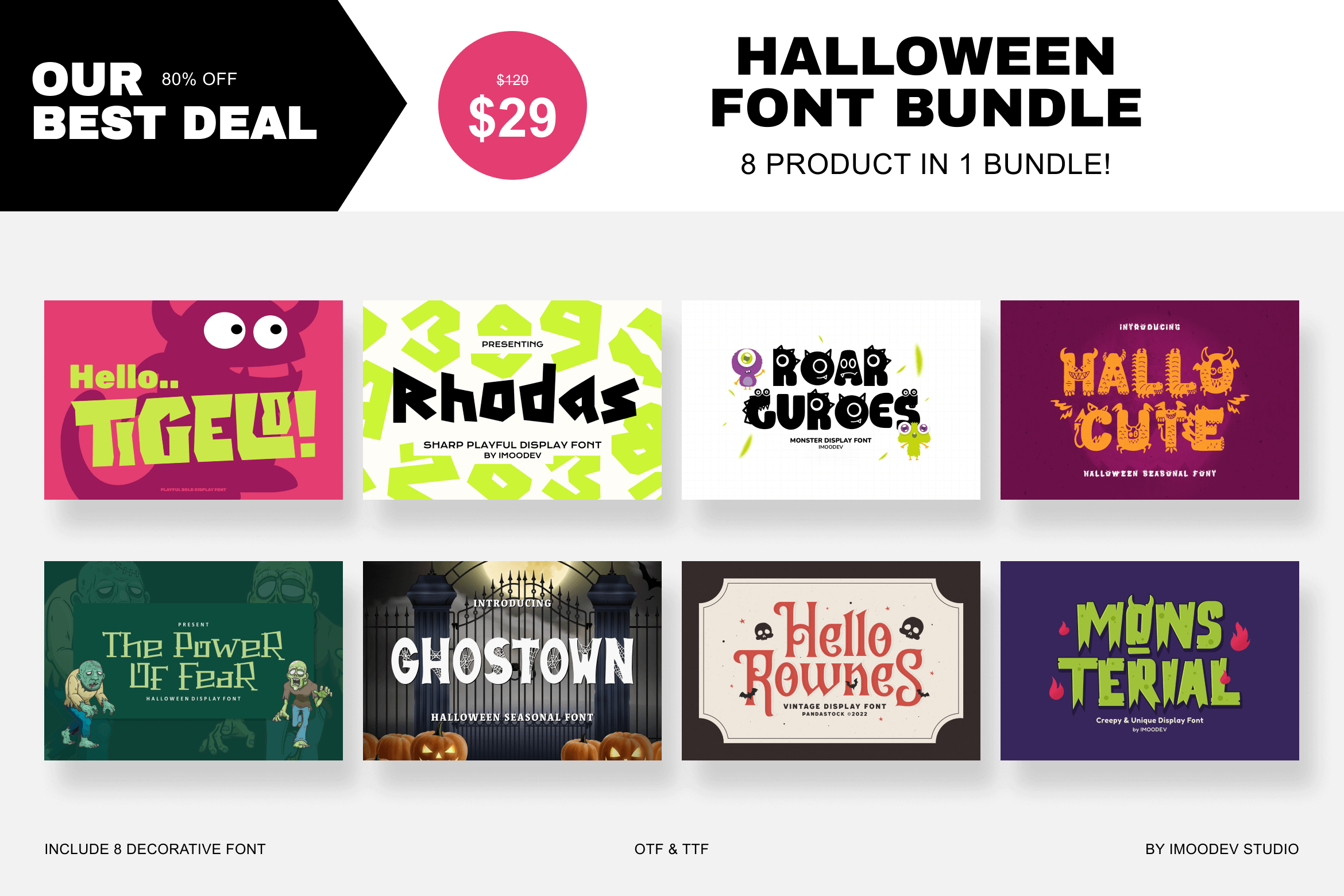 Halloween Font Bundle